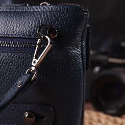 Сумка Canpellini Из натуральной кожи Синяя Фото 10