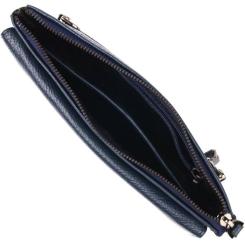 Сумка Canpellini Из натуральной кожи Синяя Фото 5