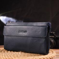 Сумка Canpellini Из натуральной кожи Синяя Фото 8