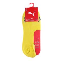 Носки Puma Footie Unisex 2P 141011001-003 сірий-жовтий 39-42 Фото 1