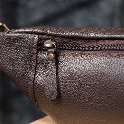 Сумка Shvigel Из натуральной кожи Коричневая Фото 9