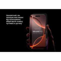 Стекло защитное iLera DeLuxe Original Glass iPhone 16 Pro Фото 4