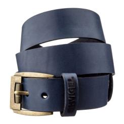 Ремень Shvigel Мужской кожаный Синий Фото