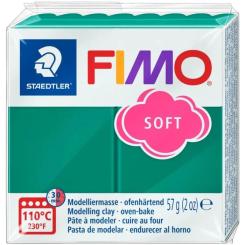 Пластика Fimo Soft, Смарагдова зелена, 57г Фото
