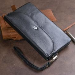 Кошелек ST Leather Из кожи Черный Фото 10