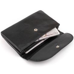 Кошелек ST Leather Из кожи Черный Фото 5