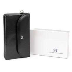 Кошелек ST Leather Из кожи Черный Фото 8
