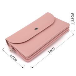 Кошелек ST Leather Из кожи Розовый Фото 2