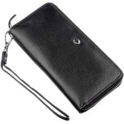 Кошелек ST Leather Кожаный Черный Фото