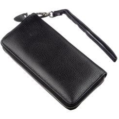 Кошелек ST Leather Кожаный Черный Фото 1