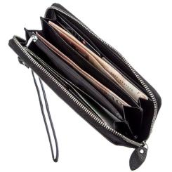 Кошелек ST Leather Кожаный Черный Фото 4
