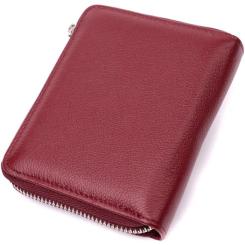 Кошелек ST Leather Из натуральной кожи Бордовый Фото 1