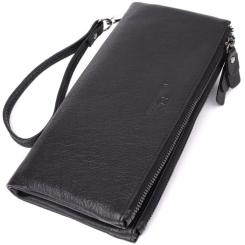 Кошелек ST Leather Кожаный Черный Фото