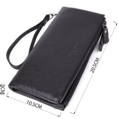 Кошелек ST Leather Кожаный Черный Фото 2