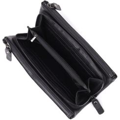 Кошелек ST Leather Кожаный Черный Фото 4