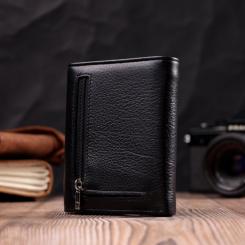Кошелек ST Leather Из натуральной кожи Черный Фото 9
