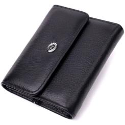 Кошелек ST Leather Из натуральной кожи Черный Фото