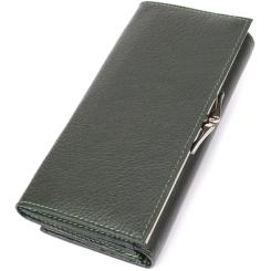 Кошелек ST Leather Из натуральной кожи Зеленый Фото 1