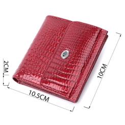Кошелек ST Leather Из натуральной кожи Красный Фото 2