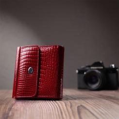 Кошелек ST Leather Из натуральной кожи Красный Фото 7