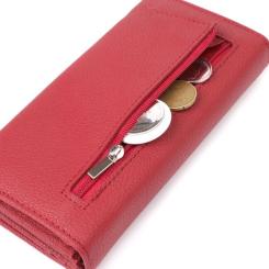 Кошелек ST Leather Из натуральной кожи Красный Фото 8