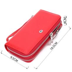 Кошелек ST Leather Красный Фото 3