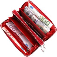 Кошелек ST Leather Красный Фото 8