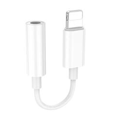 Переходник BOROFONE Lightning to 3.5mm F white Фото