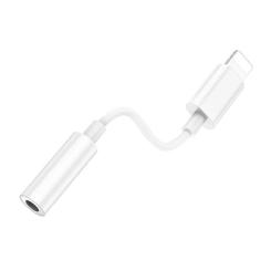 Переходник BOROFONE Lightning to 3.5mm F white Фото 3