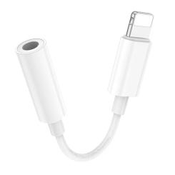 Переходник BOROFONE Lightning to 3.5mm F white Фото 4