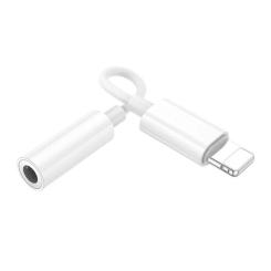 Переходник BOROFONE Lightning to 3.5mm F white Фото 5