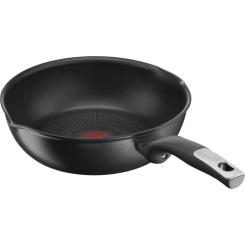 Сковорода Tefal Unlimited, 22см, алюміній, бакеліт, чорний Фото 1