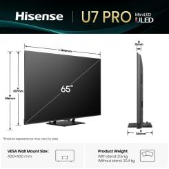 Телевизор Hisense 65U7Q PRO Фото 1