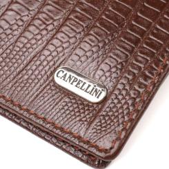 Кошелек Canpellini Из натуральной кожи Коричневый Фото 4
