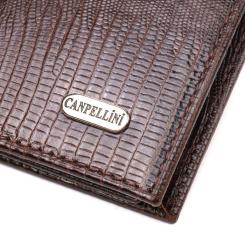 Портмоне Canpellini Из натуральной кожи Коричневое Фото 4