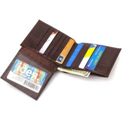 Портмоне Canpellini Из натуральной кожи Коричневое Фото 6