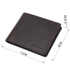 Портмоне Grande Pelle Кожаное Коричневое Фото 2