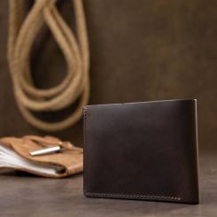 Портмоне Grande Pelle Кожаное Коричневое Фото 7