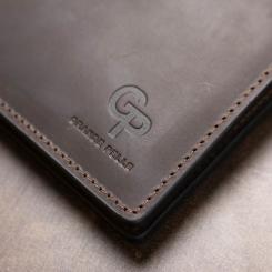 Портмоне Grande Pelle Кожаное Коричневое Фото 8