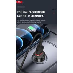 Зарядное устройство XO USB QC3.0 black Фото 5
