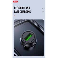 Зарядное устройство XO USB QC3.0 black Фото 6