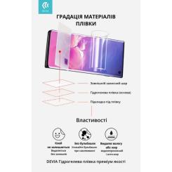 Пленка защитная Devia Hydrogel Samsung Galaxy A55 front+back Фото 1