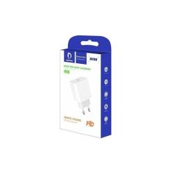 Зарядное устройство Denmen USB-C PD20W 3.6A white Фото 1