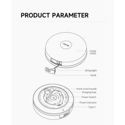 Фонарь NexTool Milky Way, біла (10 метрів) Фото 8