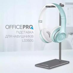 Подставка для гарнитуры OfficePro Aluminum Alloys Grey Фото 5