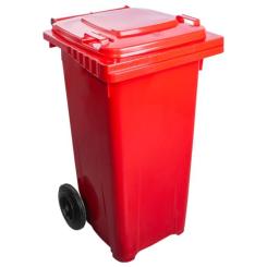 Контейнер для мусора Алеана Евро Красный 120 л Фото