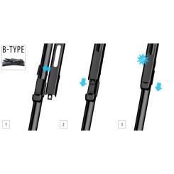 Щетка стеклоочистителя OXIMO 650+600мм Фото 2