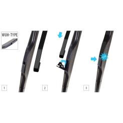 Щетка стеклоочистителя OXIMO гібридна 600 mm / 24 Фото 3