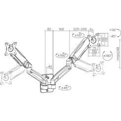 Кронштейн OfficePro MA312B Фото 4
