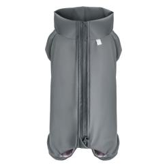 Дождевик для животных WAUDOG Clothes водонепроницаемый L50 серый Фото